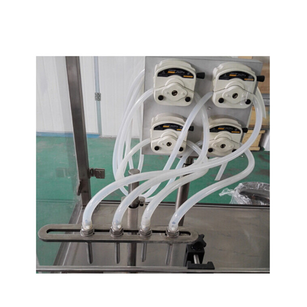 स्वचालित रोटरी पेरिस्टाल्टिक पंप बोतल भरने की मशीन 4